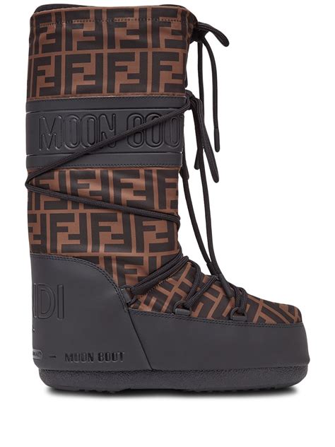 moon boot fendi|fendi high heel boots.